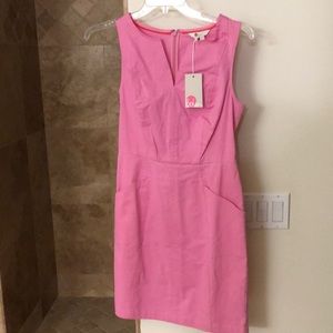 Pink Boden dress w/pockets.